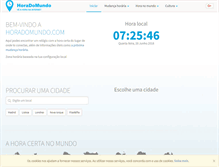 Tablet Screenshot of horadomundo.com